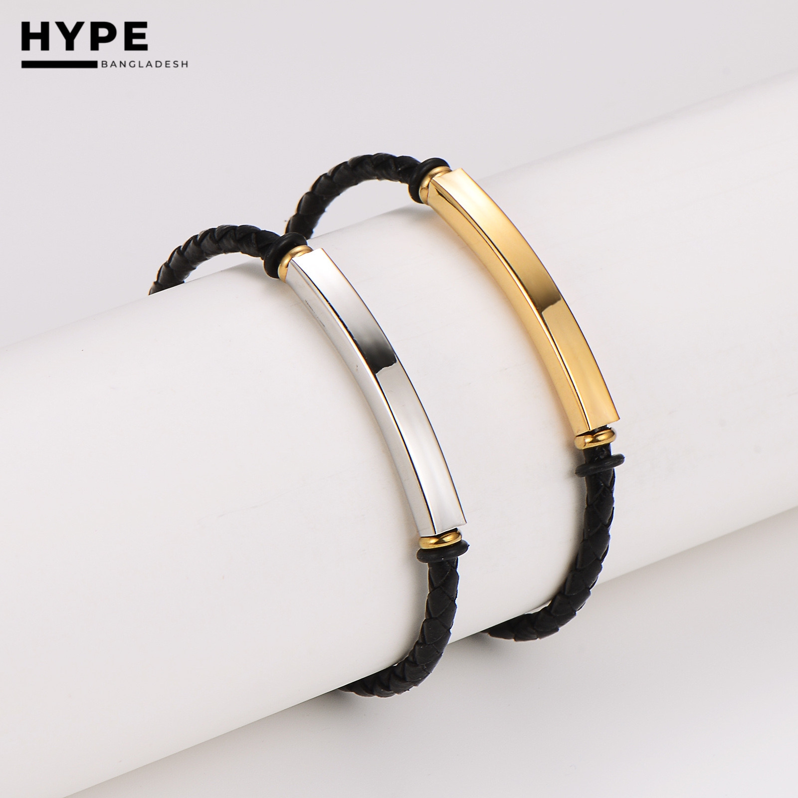 Thin leather bracelet for men_img_0