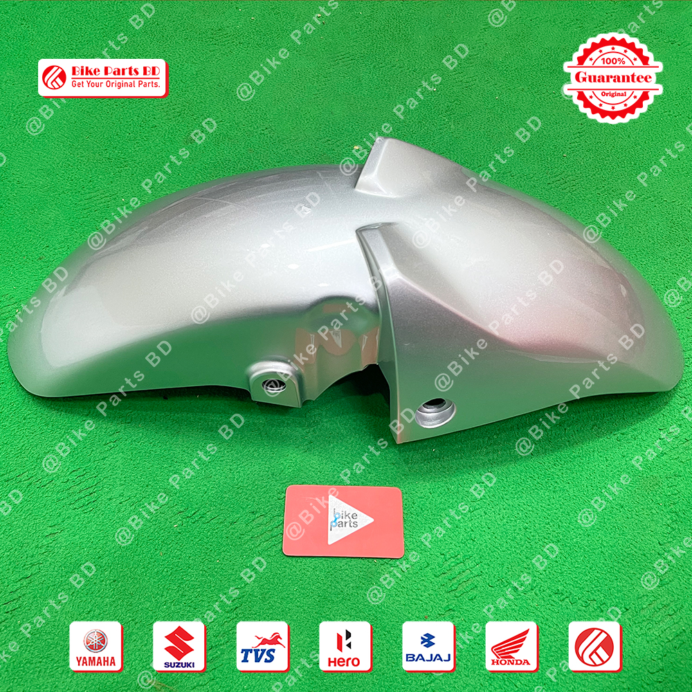 Mudguard (Silver Colour) for Suzuki Gixxer & Gixxer SF (Old & New Model) bike._img_0