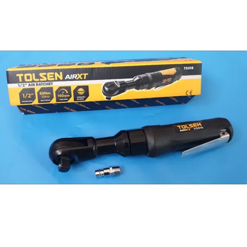 TOLSEN 73315 Air Ratchet Wrench 1/2inch Drive (69nm Torque) Air Compressor Model: 73315_img_1