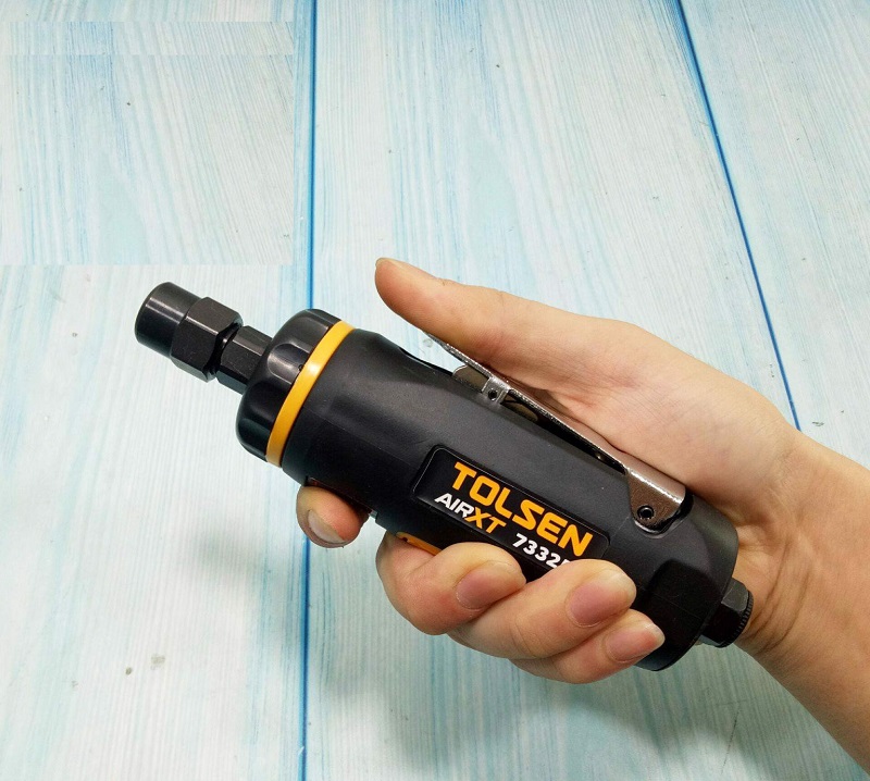 TOLSEN 73325 Air Angle Die Grinder (90PSI) 1/4inch Drive Air Compressor Model: 73325_img_5