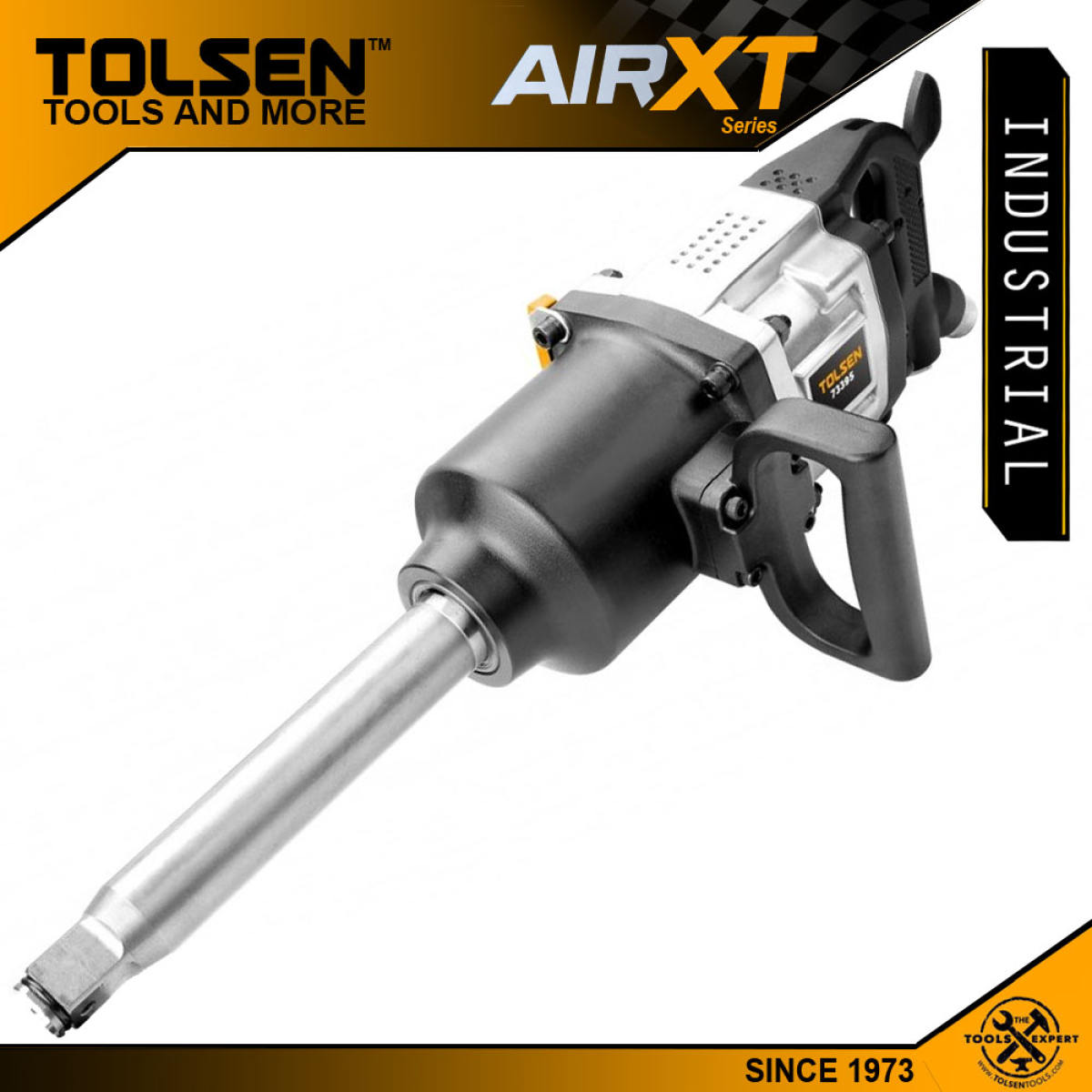 TOLSEN 73395 Long Nose Air Impact Wrench 1" Square Drive (3200Nm Torque) Model: 73395_img_5