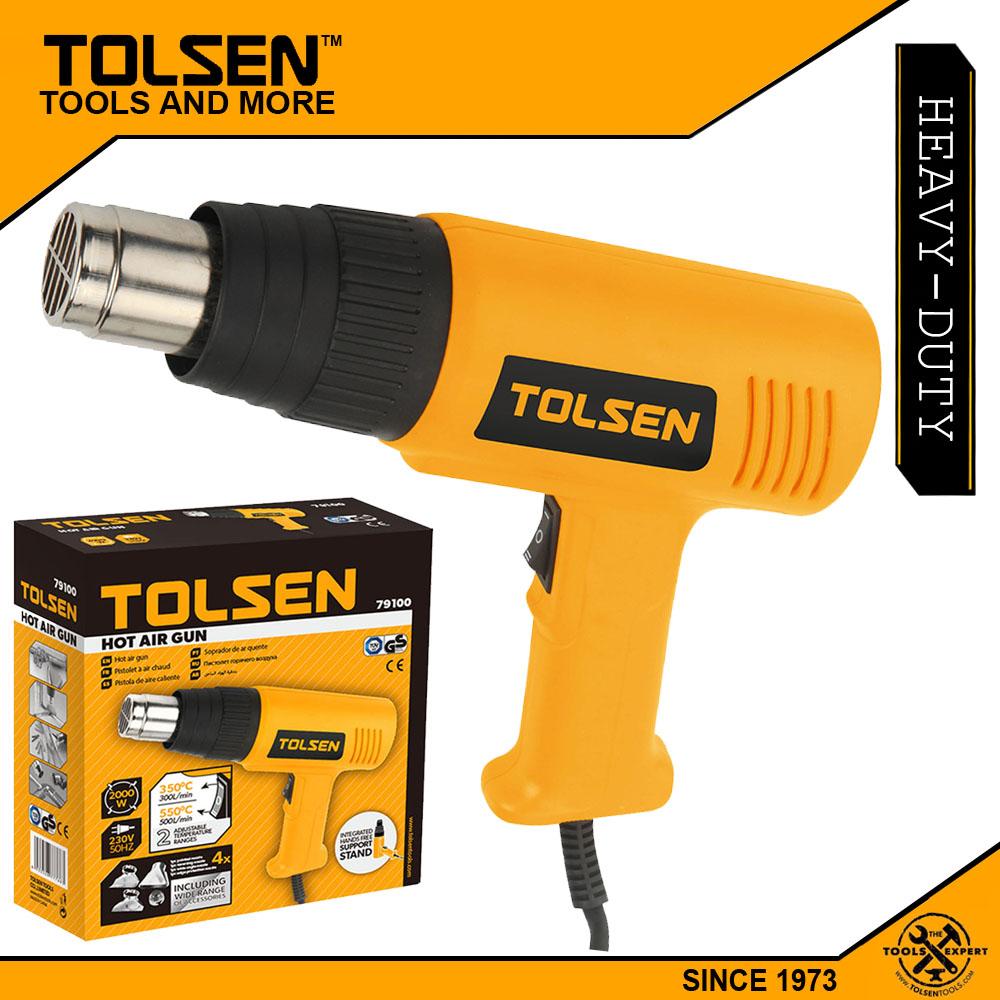 TOLSEN 79100, Hot Air Heat Machine 2000W Dryer w/ 4 accessories; Model: 79100_img_2