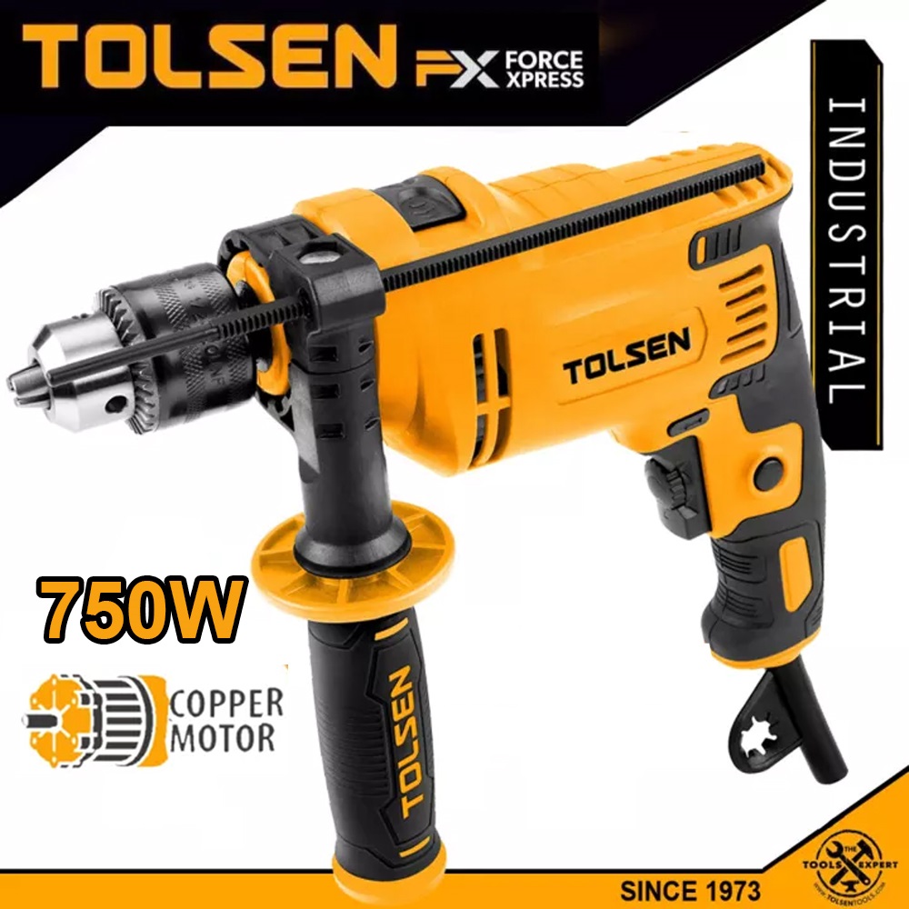 TOLSEN 79505, 750W Hammer Drill 13mm Chuck, Variable Speed Model: 79505_img_1