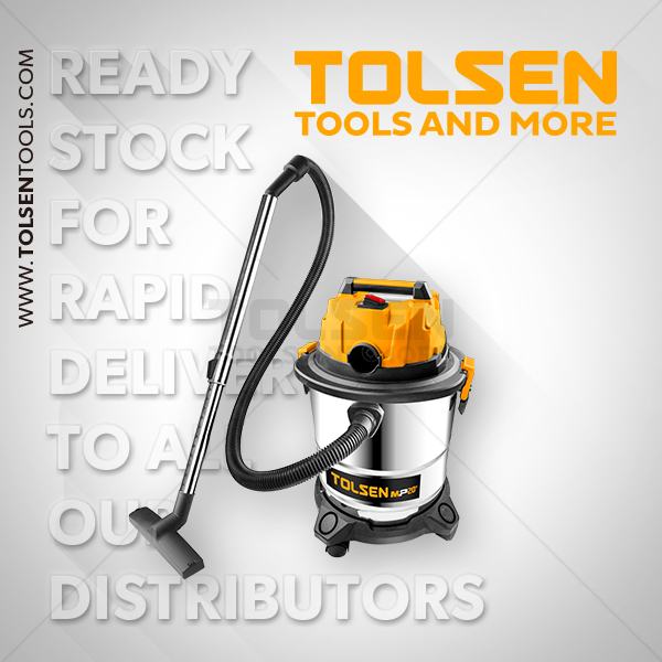 TOLSEN 87338, 20L Cordless Vacuum Cleaner, 20v Li-ion (Not Included Battery and Charger); Model 87338_img_1