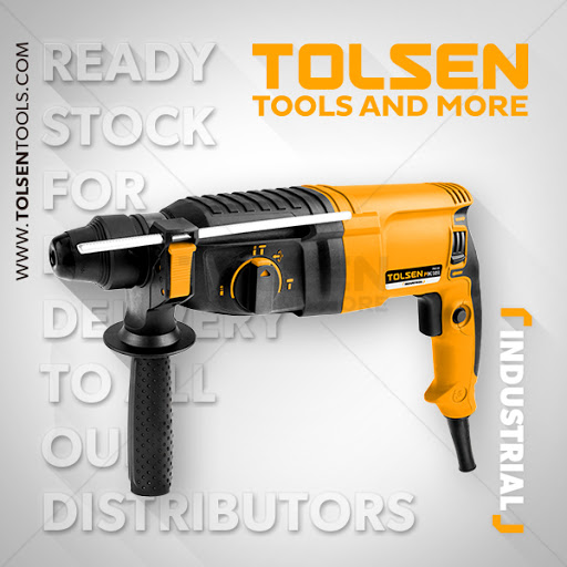 TOLSEN 79510, 800w Rotary Hammer Drill SDS-plus 40mm with /Free 5 sds + Bit and Hard case 2.8J Model: 79510_img_4