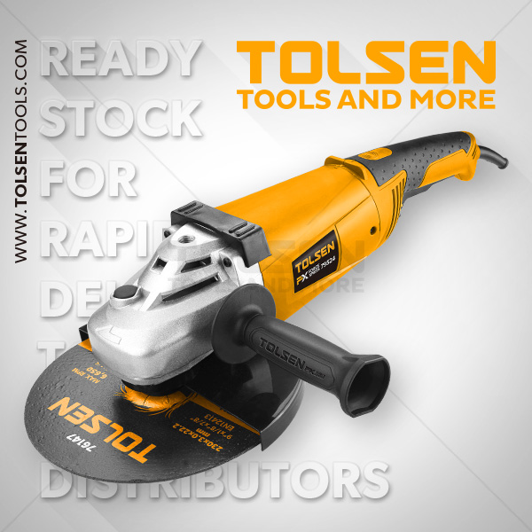TOLSEN 79524, 9" Electric Angle Grinder 2350w 230mm, 6000rpm Model: 79524_img_3
