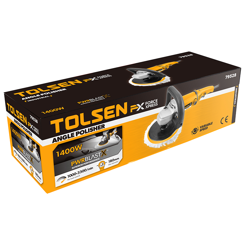 TOLSEN 180mm Angle Polisher, Car Polisher 1400W Model: 79528 ( 88598 )_img_3