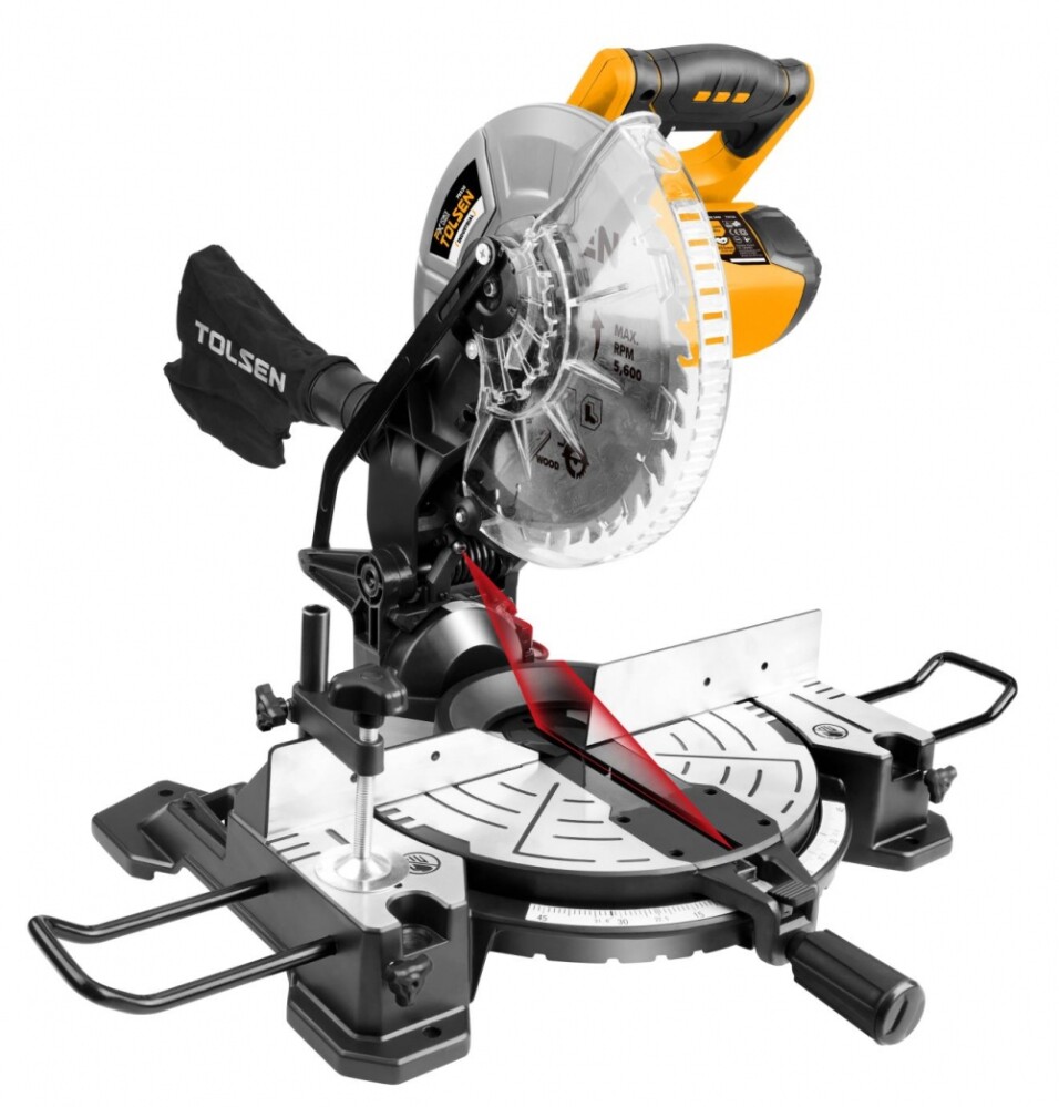 TOLSEN 79530, Mitre Saw 1800w with Laser Assist Free 5pcs Accessories for Woodworking Model: 79530_img_2