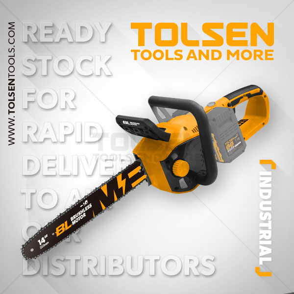 TOLSEN 87360, 14" Cordless Chain Saw 20V Li-Ion (Battery and Charger not Included), Model: 87360_img_1