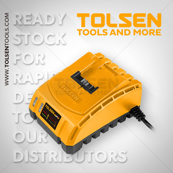 TOLSEN 87485 20V Li-ion Battery Charger For charging TOLSEN 20V 2.0Ah battery ( 87472 ) Model 87485_img_1