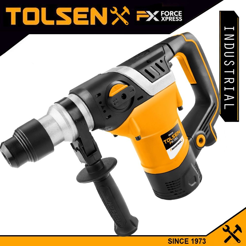 TOLSEN 88530, 1100W Rotary Hammer SDS Plus Drills with Hard Case, FX Series Model: 88530_img_1