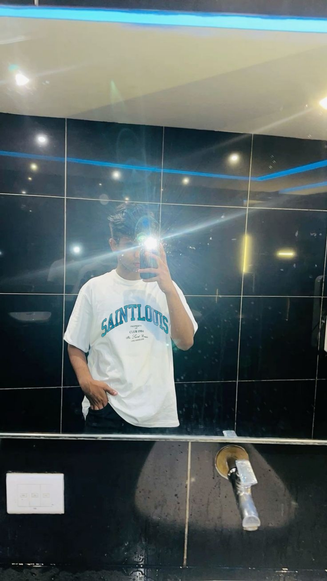 White oversized t-shirt -Saint Louis_img_5