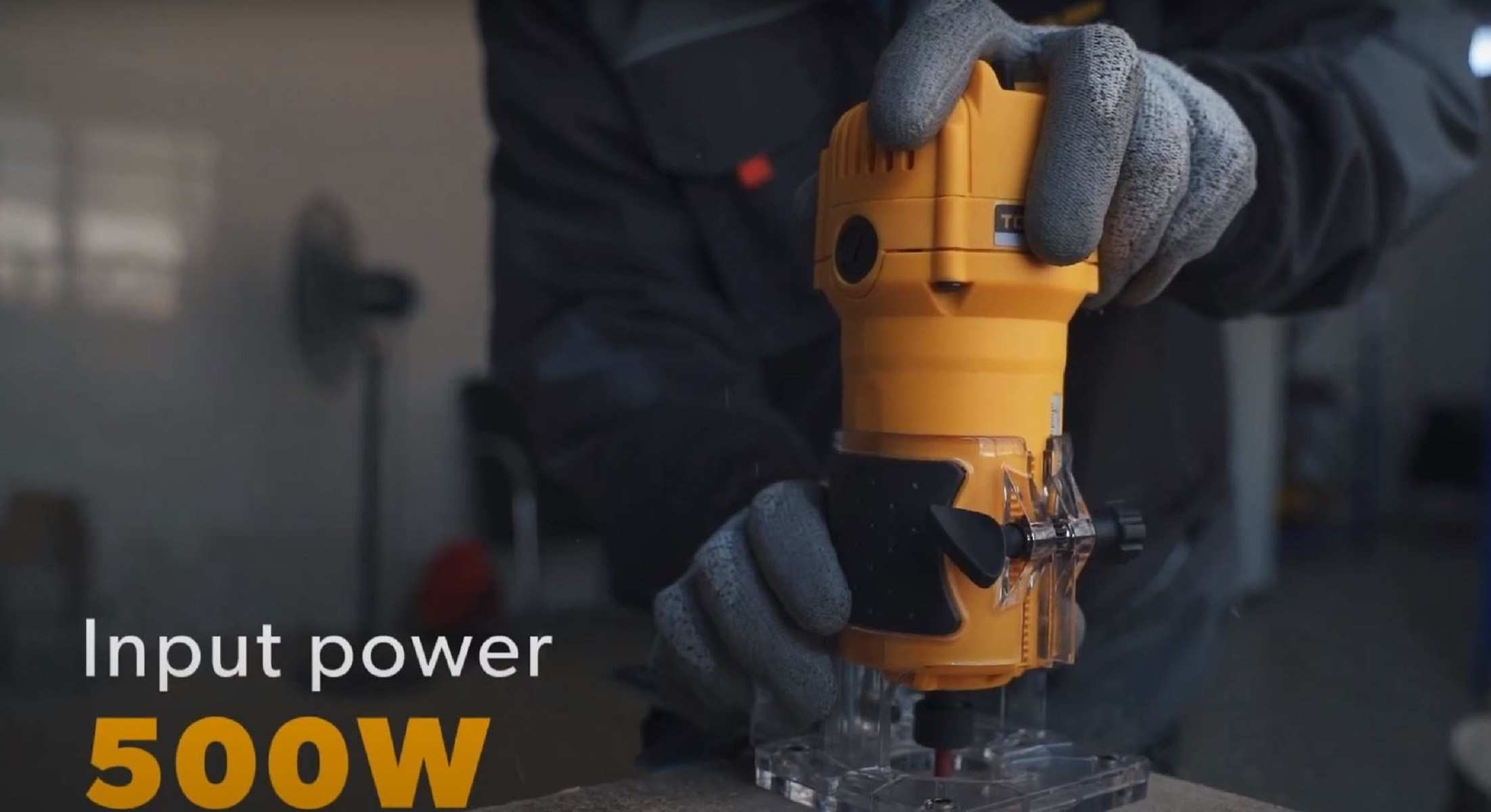 TOLSEN 79539, 1/4" Laminate Trimmer 650W Wood Router Palm Router Model: 79539_img_2