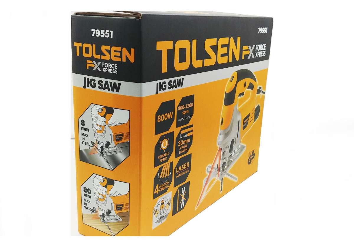 TOLSEN 79551, Jig Saw 800W with Laser FX Series Industrial Model: 79551_img_2