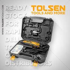 TOLSEN 79555, 108Pcs Rotary Tool Set w/ Hard Case 130W Die Grinder Model: 79555_img_8