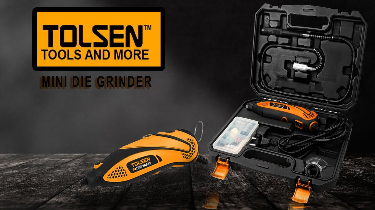 TOLSEN 79555, 108Pcs Rotary Tool Set w/ Hard Case 130W Die Grinder Model: 79555_img_10