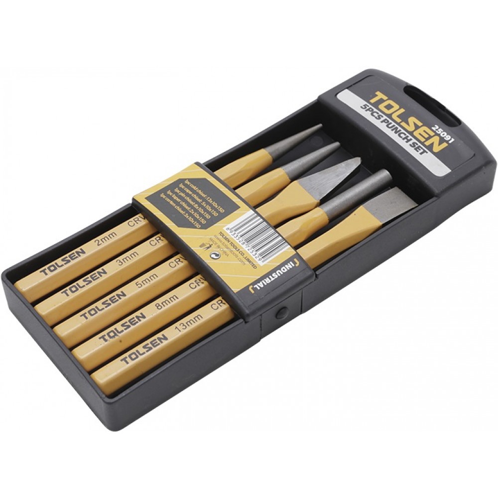 Tolsen Industrial 5pcs Powder Coated Model:25091_img_2