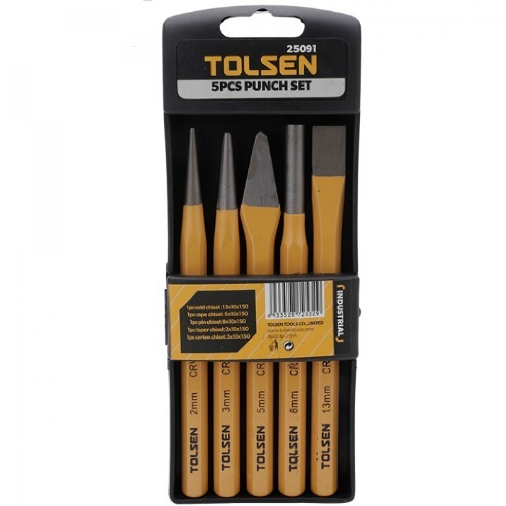 Tolsen Industrial 5pcs Powder Coated Model:25091_img_3