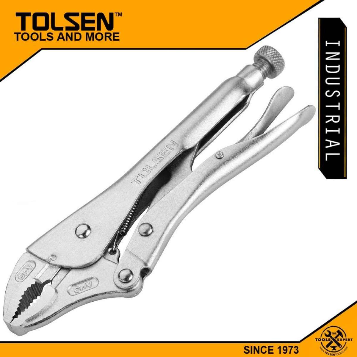 TOLSEN 10" Nose Locking Clamp Pliers Locking Pliers Industrial grade Model 10049_img_1