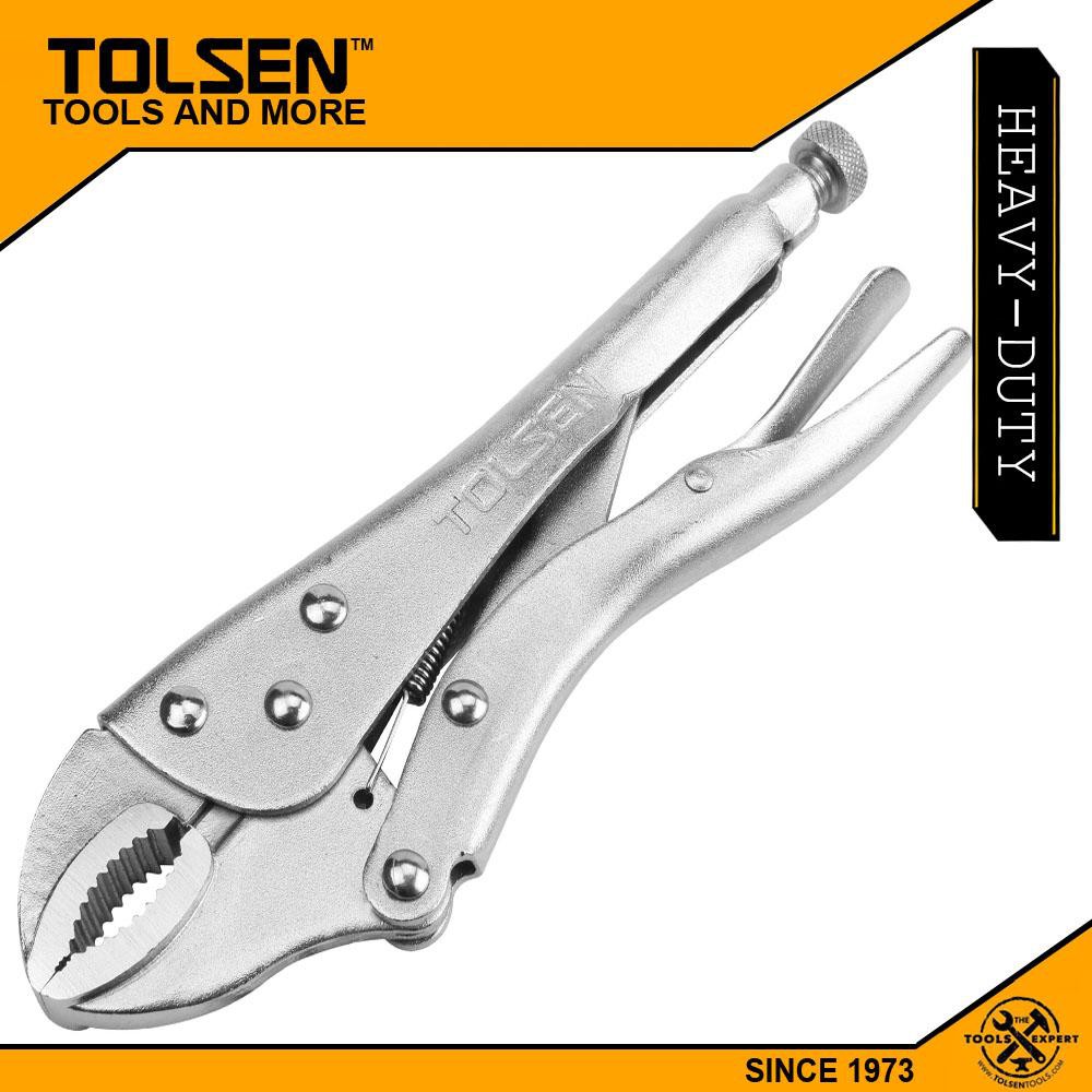TOLSEN 10" Locking Pliers Vise Grip Round Industrial Grade Model 10051_img_1