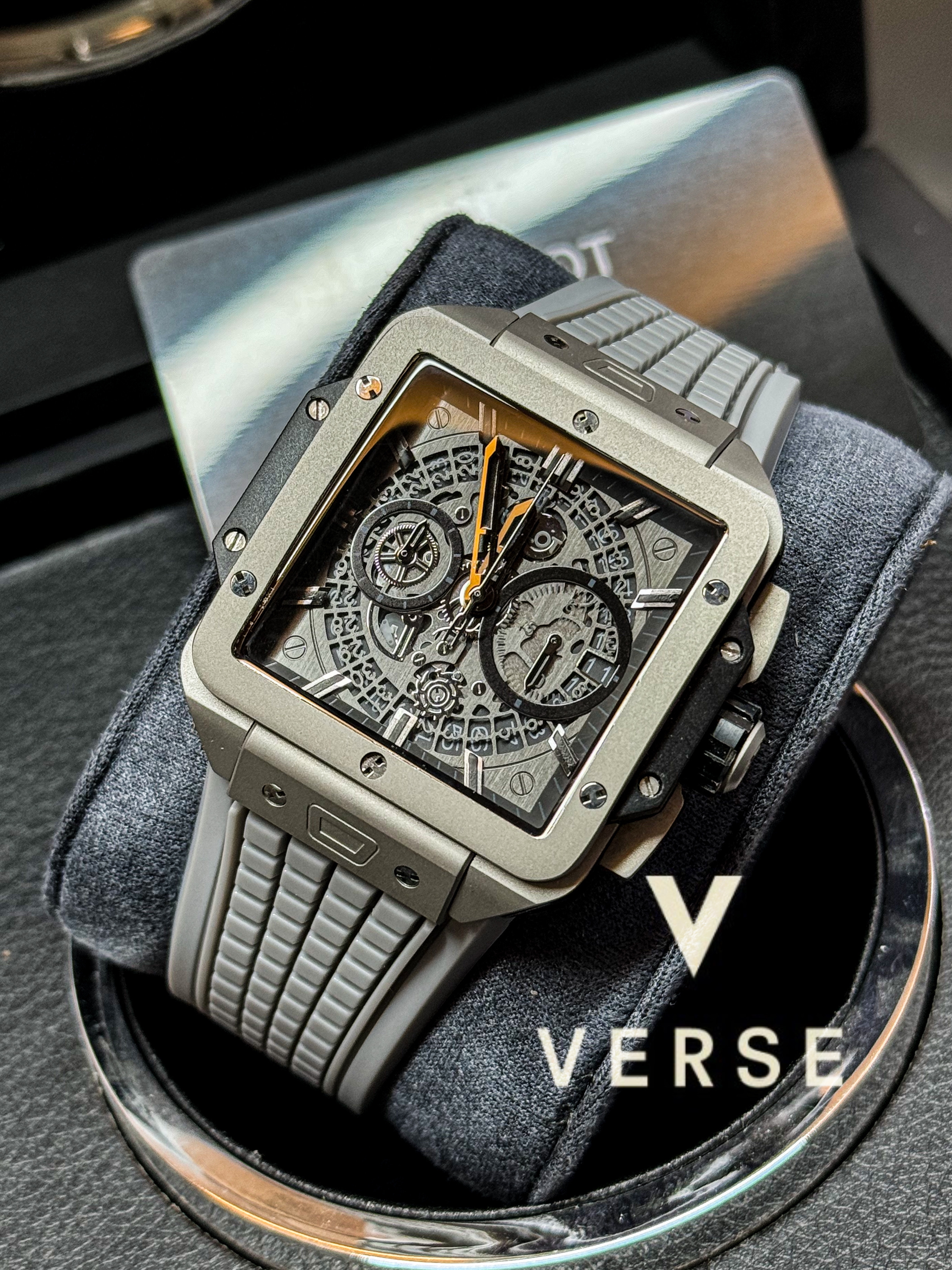 Hublot Square Bang Unico White Ceramic Euro