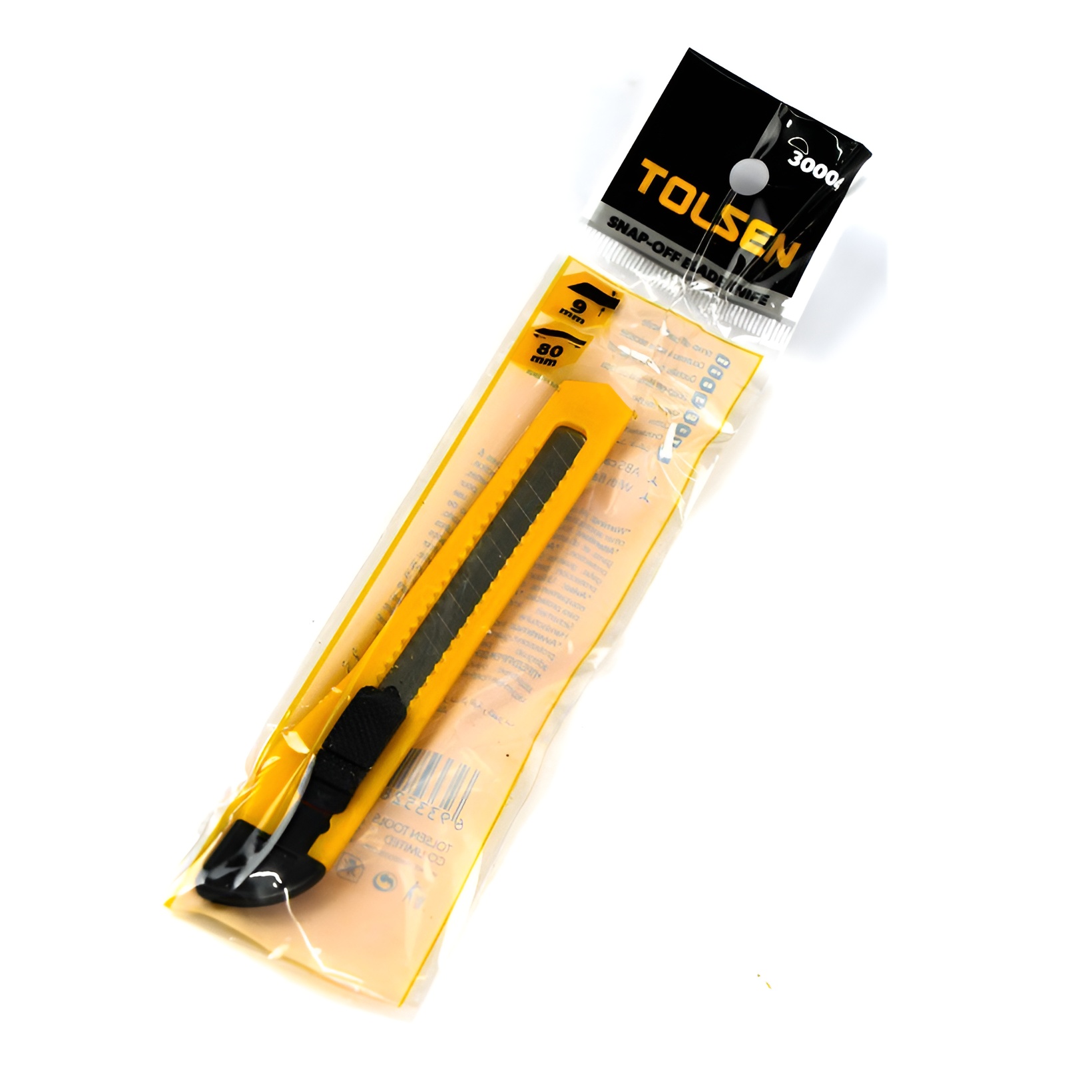 Tolsen ABS Snap-off cutter (9x80mm) with Flat Push Button Model: 30004