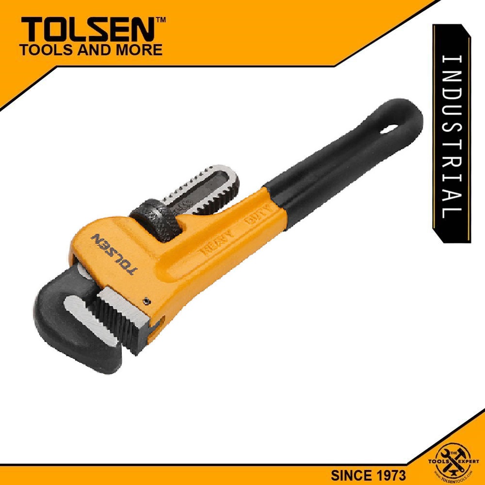TOLSEN Pipe Wrench 8" or 200mm Industrial Series Model 10067