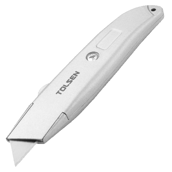 TOLSEN Retractable Utility Cutter (61x19mm) Aluminium Body Box Cutter Model: 30008_img_3