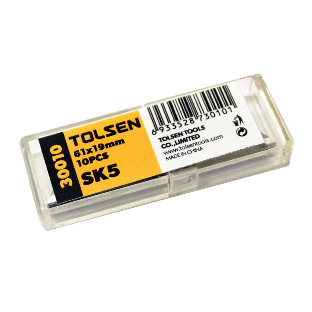 TOLSEN 10Pcs Cutter Blade Refill Set For SK5 (61x19mm) Model: 30010_img_4