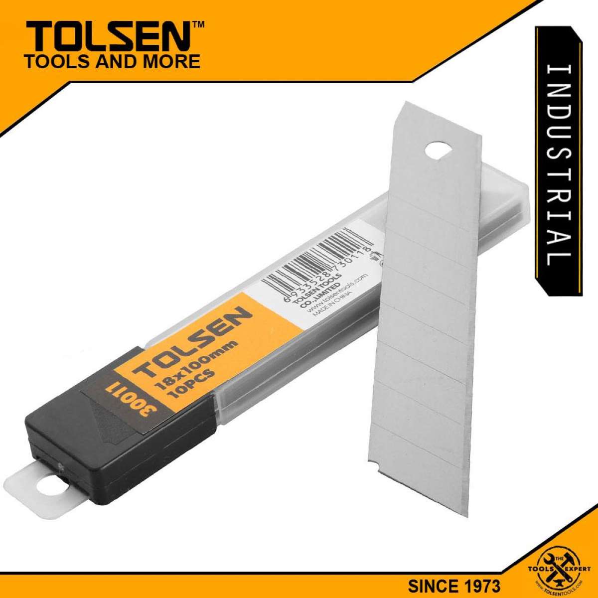 Tolsen 10 Pieces Blade Refill Set 18x100mm Model: 30011_img_1