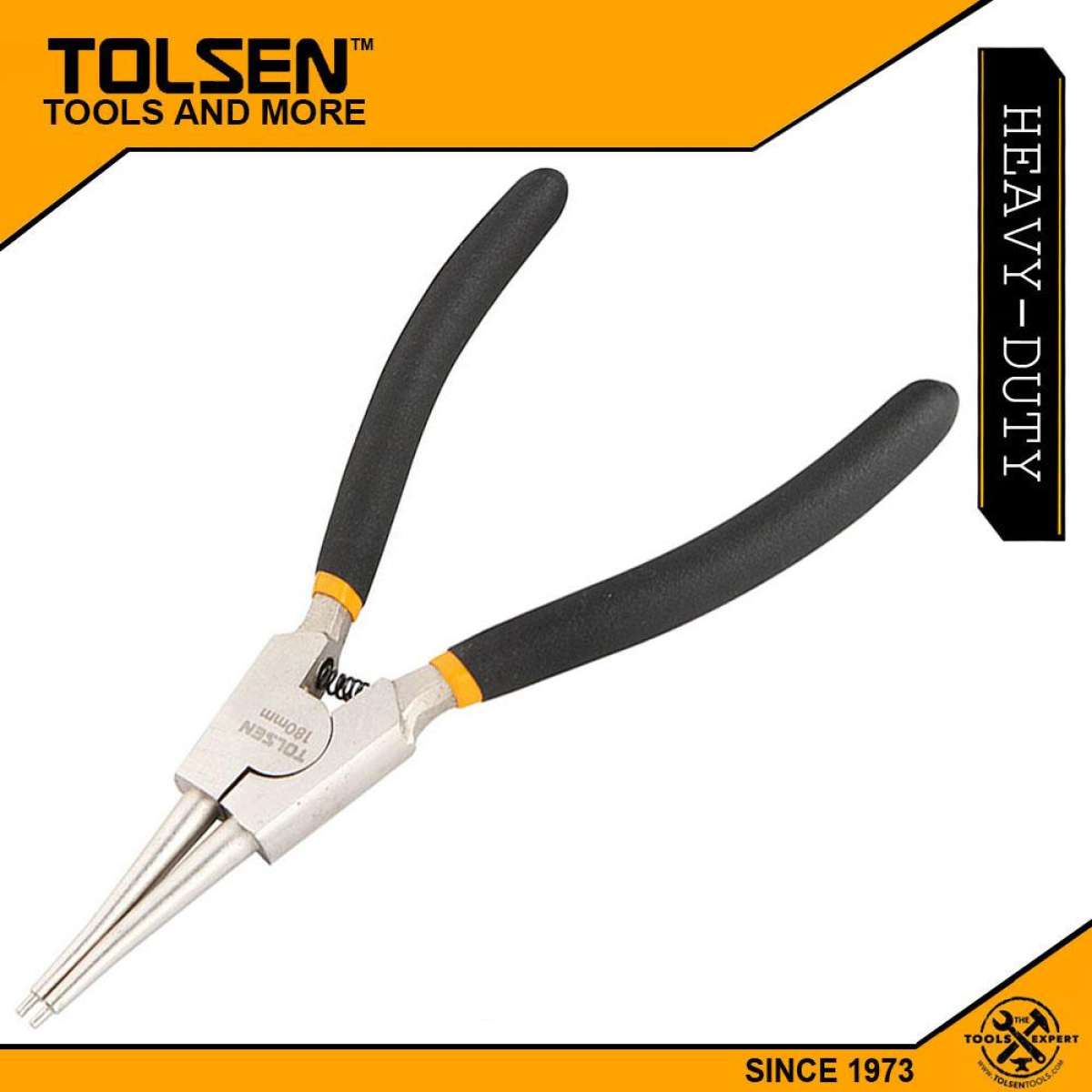 TOLSEN 7" External Circlip Pliers Straight 10087_img_1