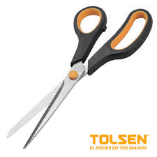 TOLSEN 30044 Household Scissors, 8" (200mm), Stainless Steel Blade, Soft Grip Handle | Model: 30044_img_3