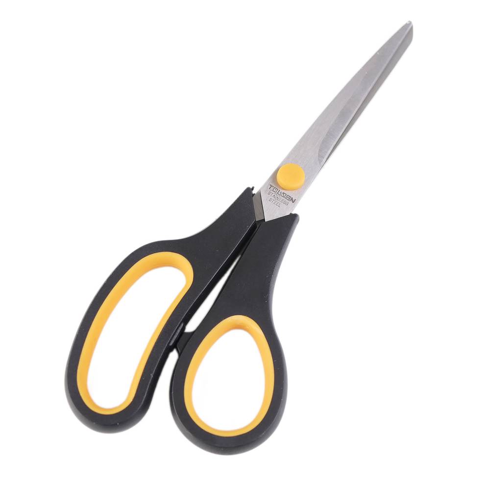 TOLSEN 30044 Household Scissors, 8" (200mm), Stainless Steel Blade, Soft Grip Handle | Model: 30044_img_5