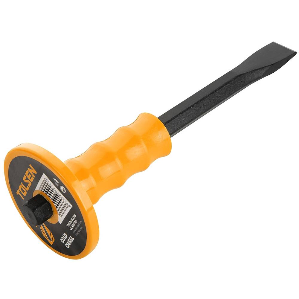 Tolsen 10" Flat-tip Chisel with Hand Protection 250 mm  Model: 25086_img_1
