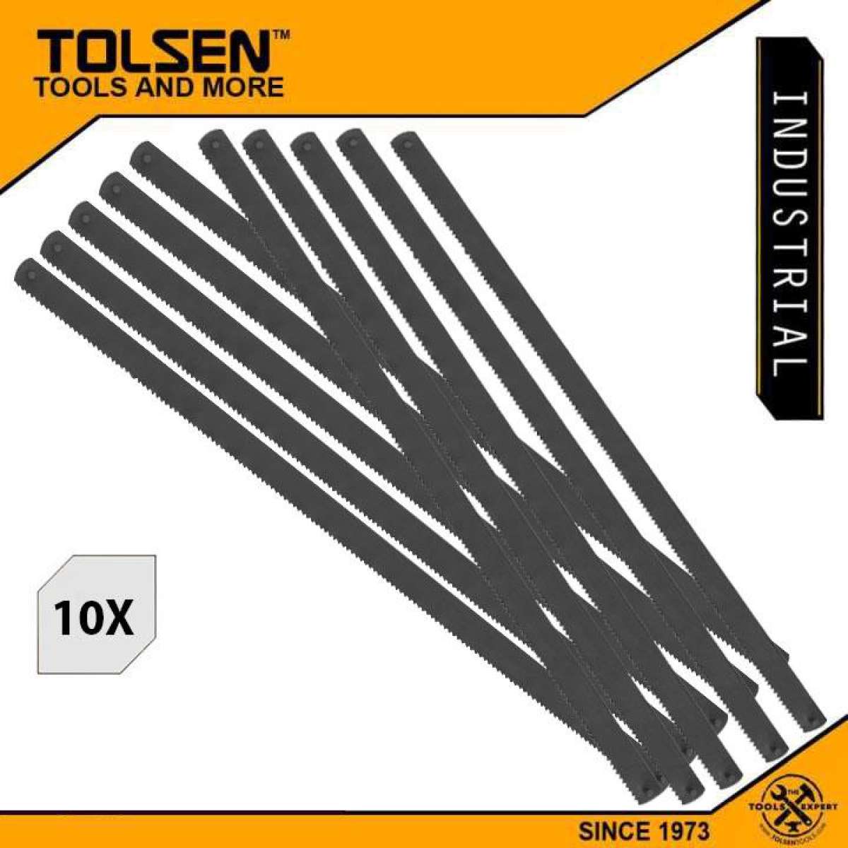 Tolsen 10pcs Mini Hacksaw Blade (6"x1/2"x24T) Model: 30060_img_3