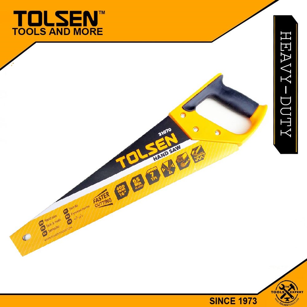 Tolsen 16" Hand Saw (400mm) 7 Model: 31070