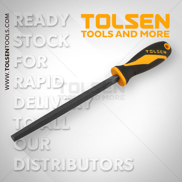 TOLSEN 8" Steel File (Triangular) GRIPro Series Model: 32013_img_2