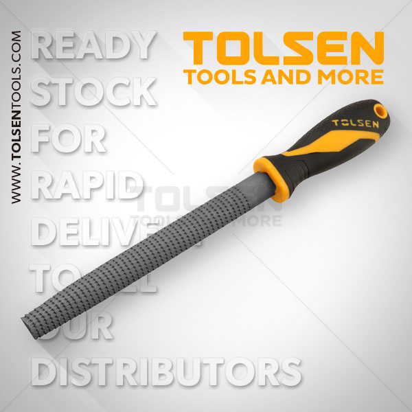TOLSEN 8" Wood File (Half-Round) Model: 32025_img_2