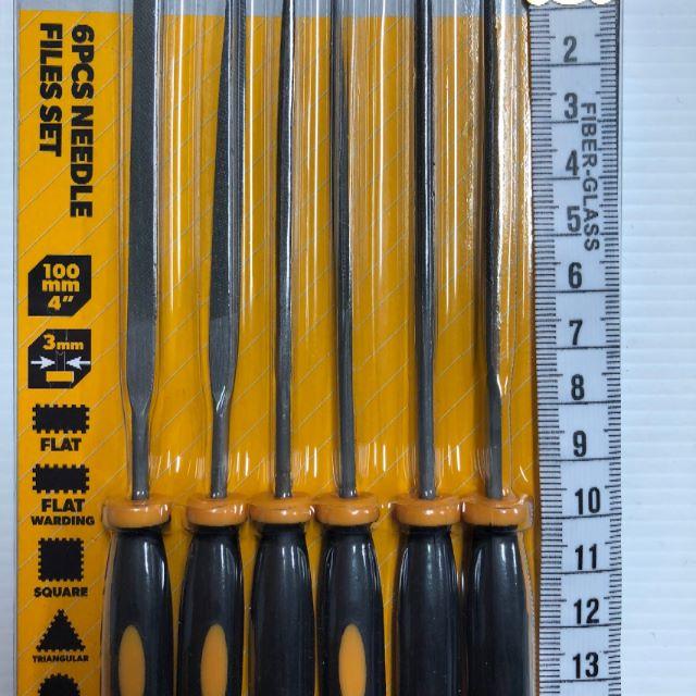 TOLSEN 6 Pcs Mini Files Metal Filing Rasp Needle File Model: 32046_img_4