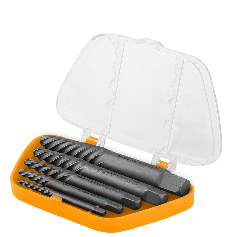 Tolsen 5Pcs Screw Extractor Set (Size: 1# , 2#, 3#, 4#, 5#) Model: 33505_img_3