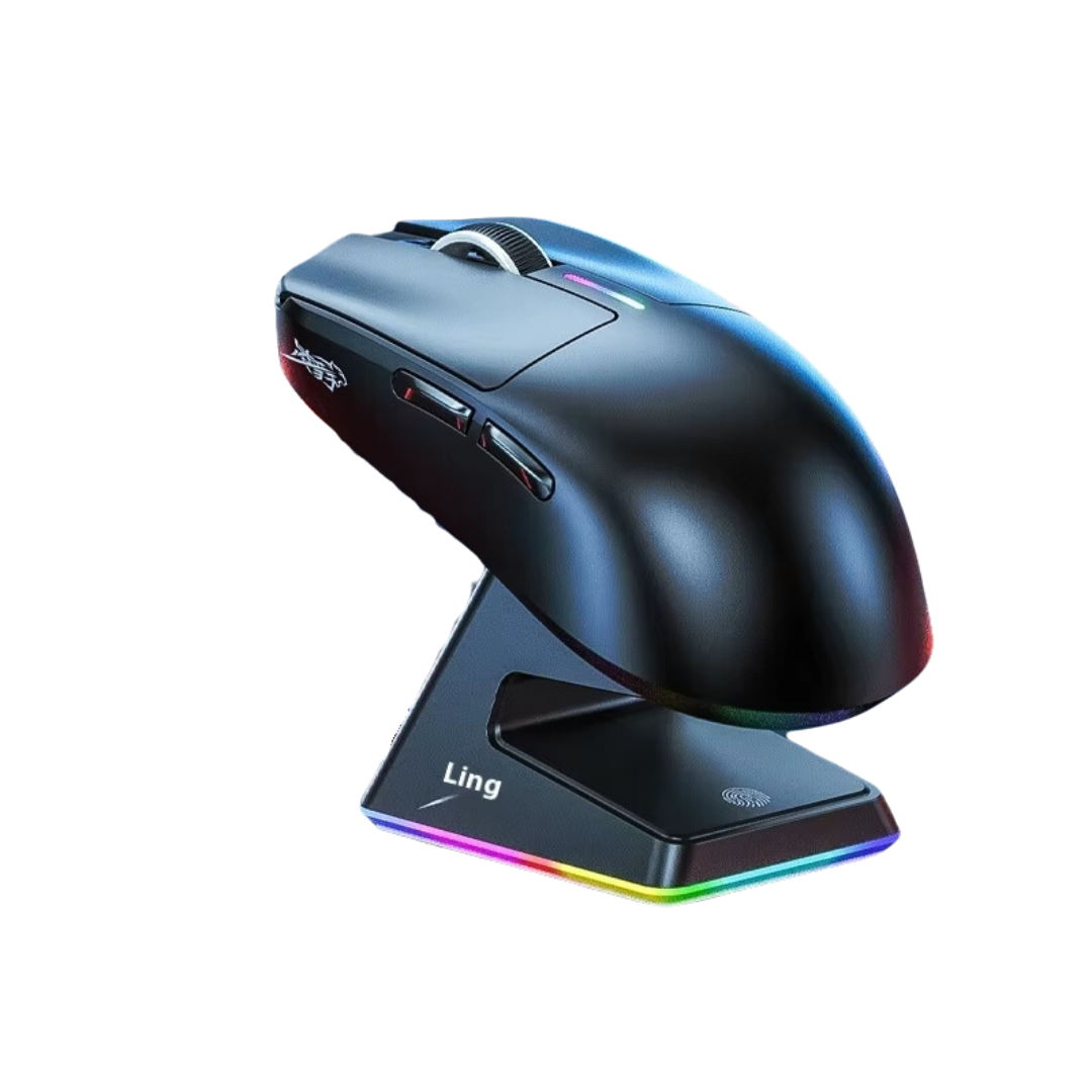 LINGBAO M6 Wireless Tri-Mode Gaming Mouse With Dock_img_1