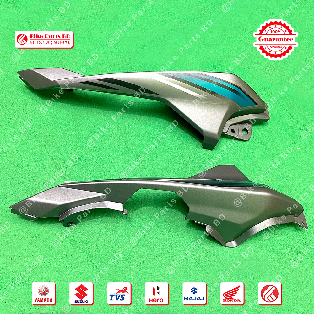 Back Panel for Yamaha FZS V2 (Grey) Bike._img_1