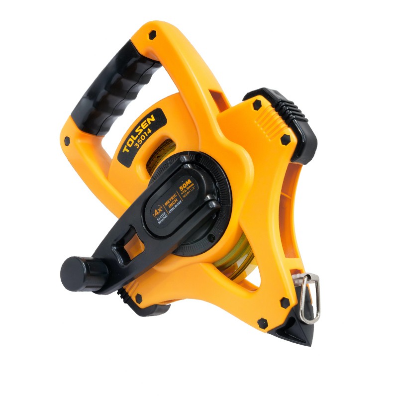 Tolsen 165ft Steel Measuring Tape (50 Meter) Metric and Inch Model: 35014_img_4