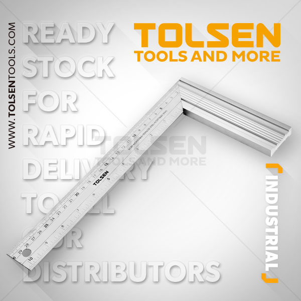 Tolsen 12" Aluminum Alloy Angle Square (12") Industrial Grade Model: 35039_img_2