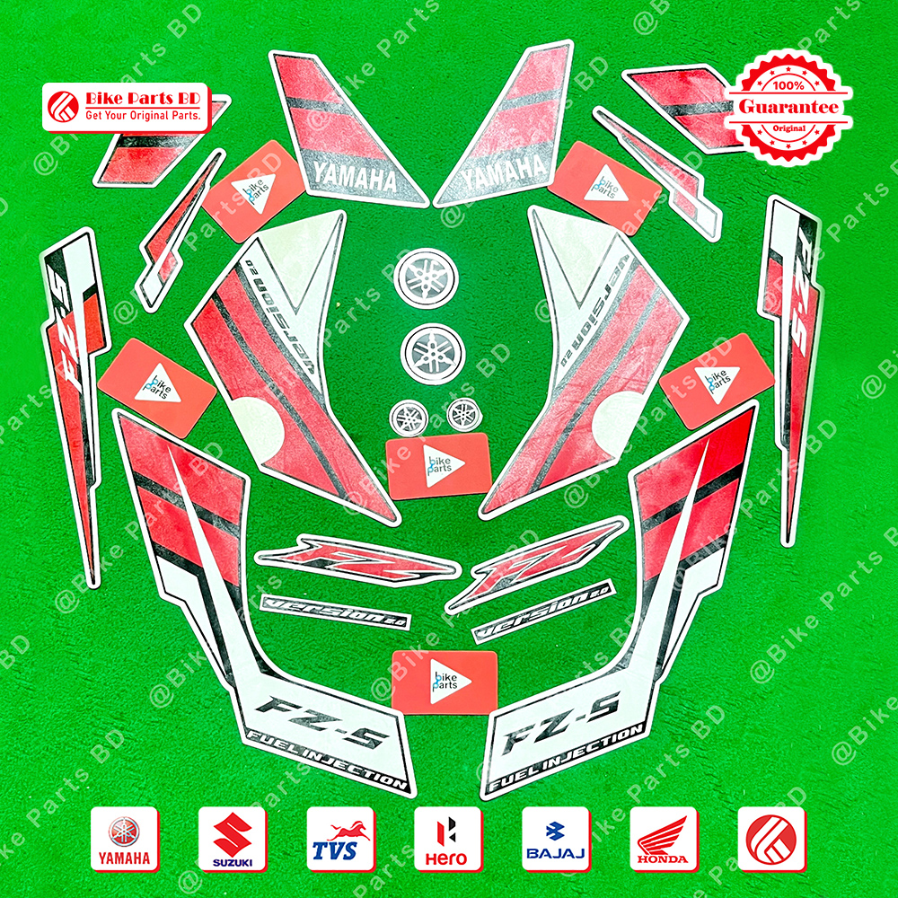 Full Set Sticker for Yamaha FZS V2 (Dark Night-New Model) bike._img_1