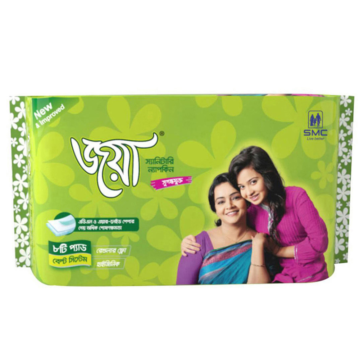 Joya Sanitary Napkin (জয়া প্যাড) 8 Pieces  Pad