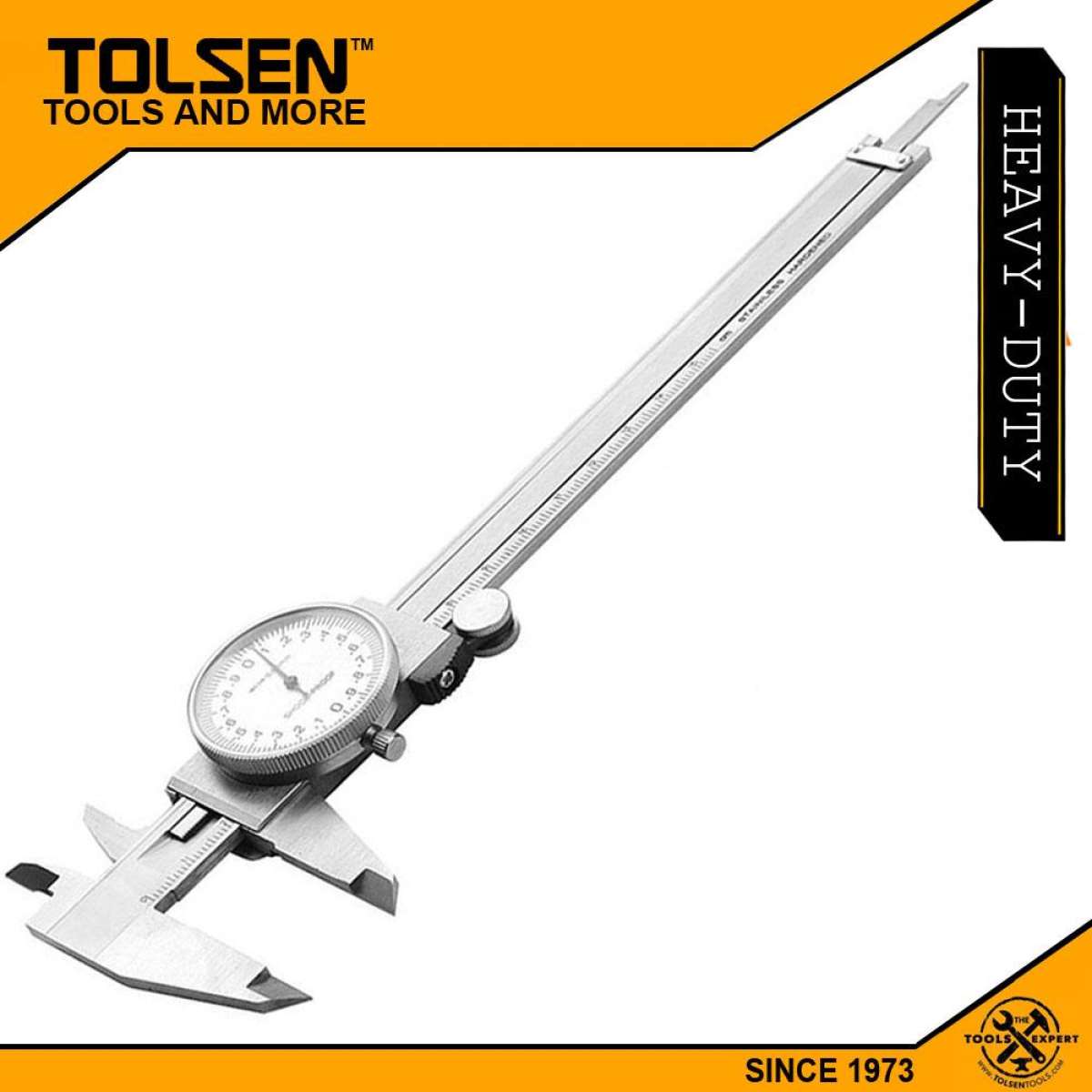 TOLSEN 6" Vernier Caliper Dial Type Analogue Guage (0-150mm) Model: 35050