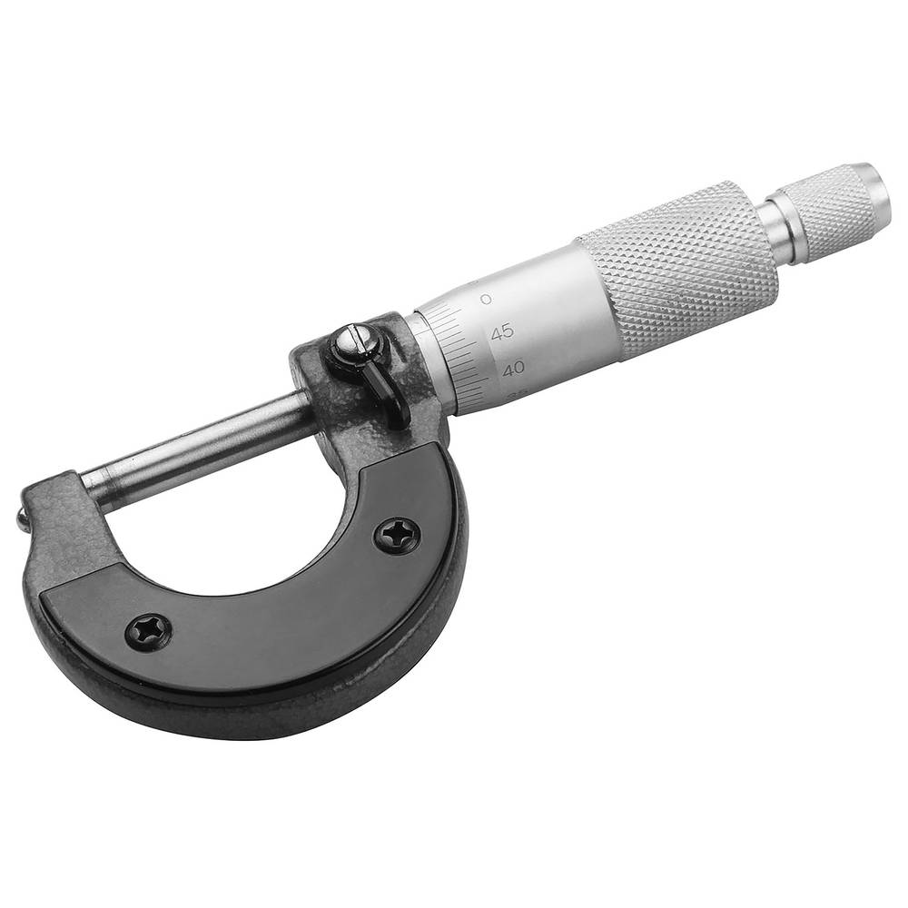 TOLSEN Micrometer Machinist Measuring w/ Case (0-25mm) 35055_img_3