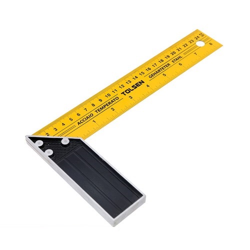 TOLSEN 10" Carpentry Angle Tri Square (250mm) Aluminum Handle Model: 35080_img_3