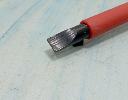 Tolsen VDE Flat Screwdriver (4.0x100mm) 1000V,  Model: 38001_img_1